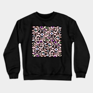 Multiple Eyes Crewneck Sweatshirt